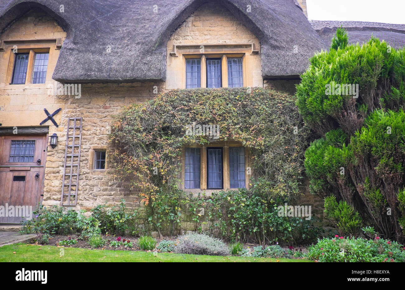 außergewöhnlicher Schönheit der Cotswolds, England im Herbst Stockfoto