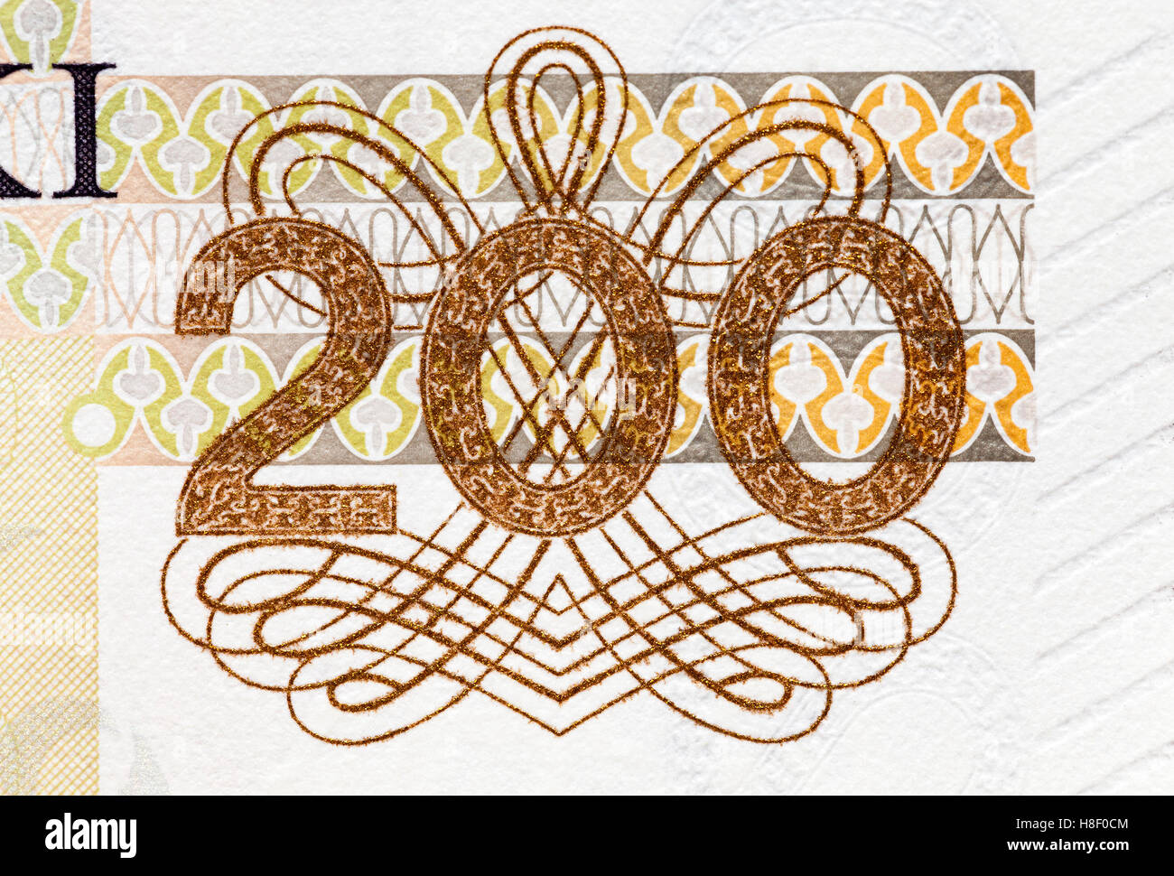 Polnischer Zloty closeup Stockfoto