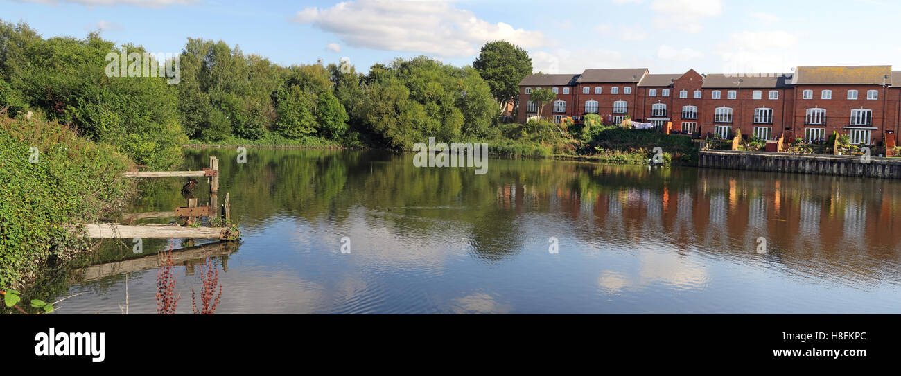 Gehäuse an der Walton Lock, Warrington, Cheshire, England, Großbritannien Stockfoto