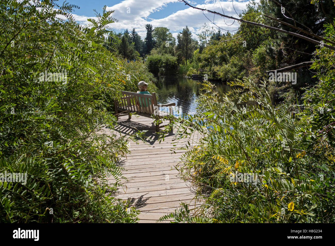 Denver, Colorado - Denver Botanic Gardens. Stockfoto