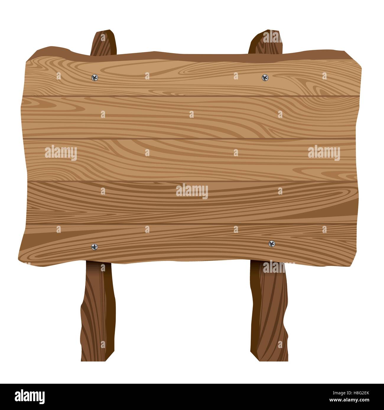 aus Holz, Wegweiser, Vektor, Abbildung, Zeichen, Textur, Objekt, Design, Parkett, isoliert, leer, Vintage, alt Stock Vektor