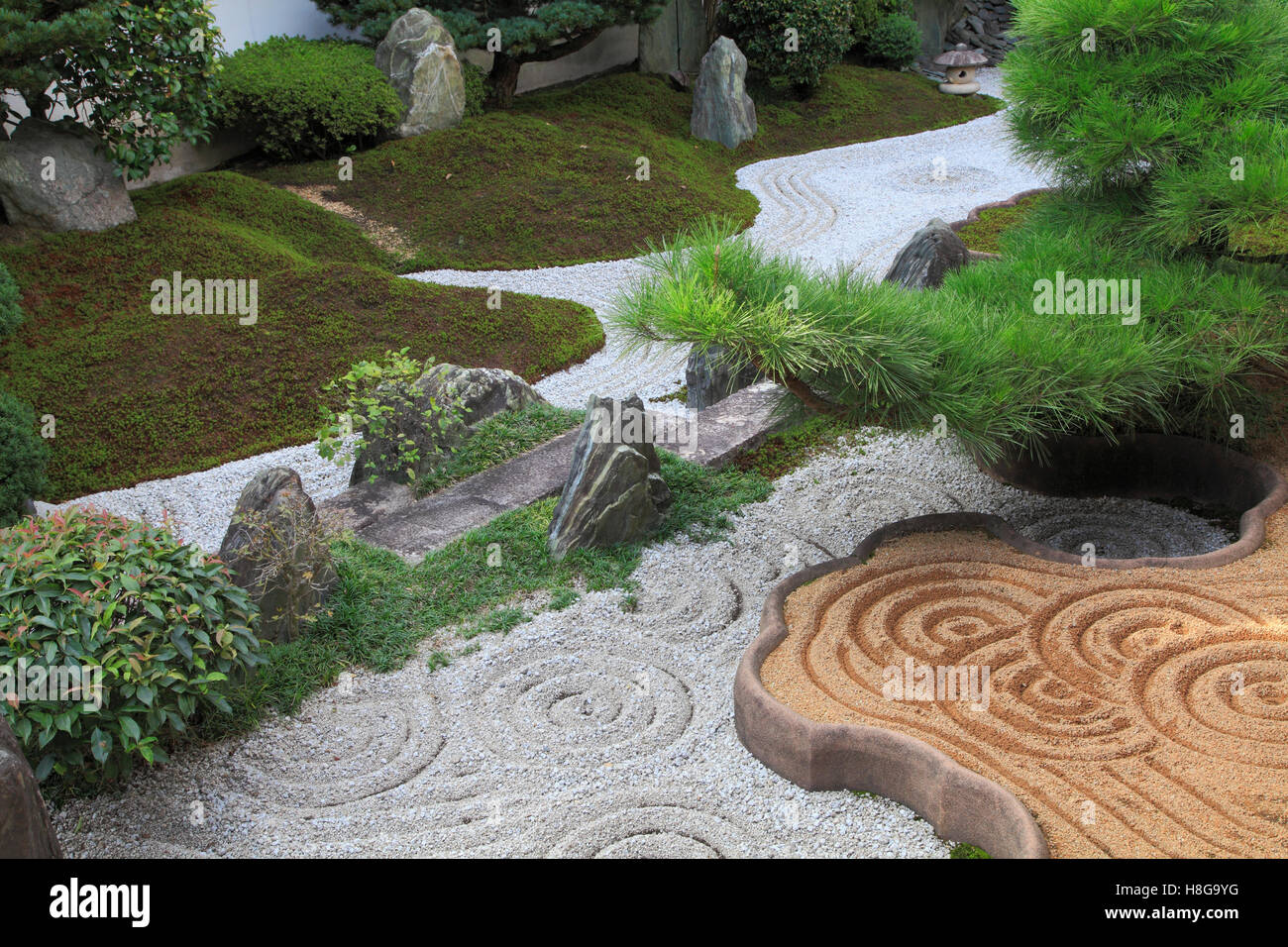 Japan, Kyoto, Tofoku-Ji, Reiun-im Garten, Stockfoto