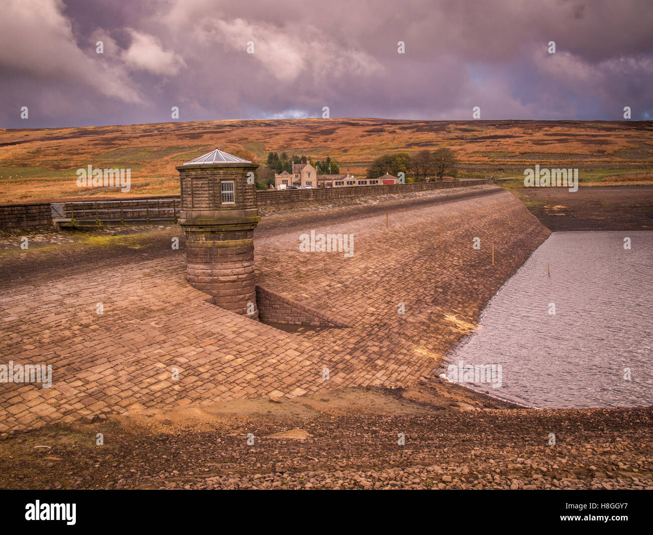 Ein- und Ausschalten der Pennine Way Stockfoto