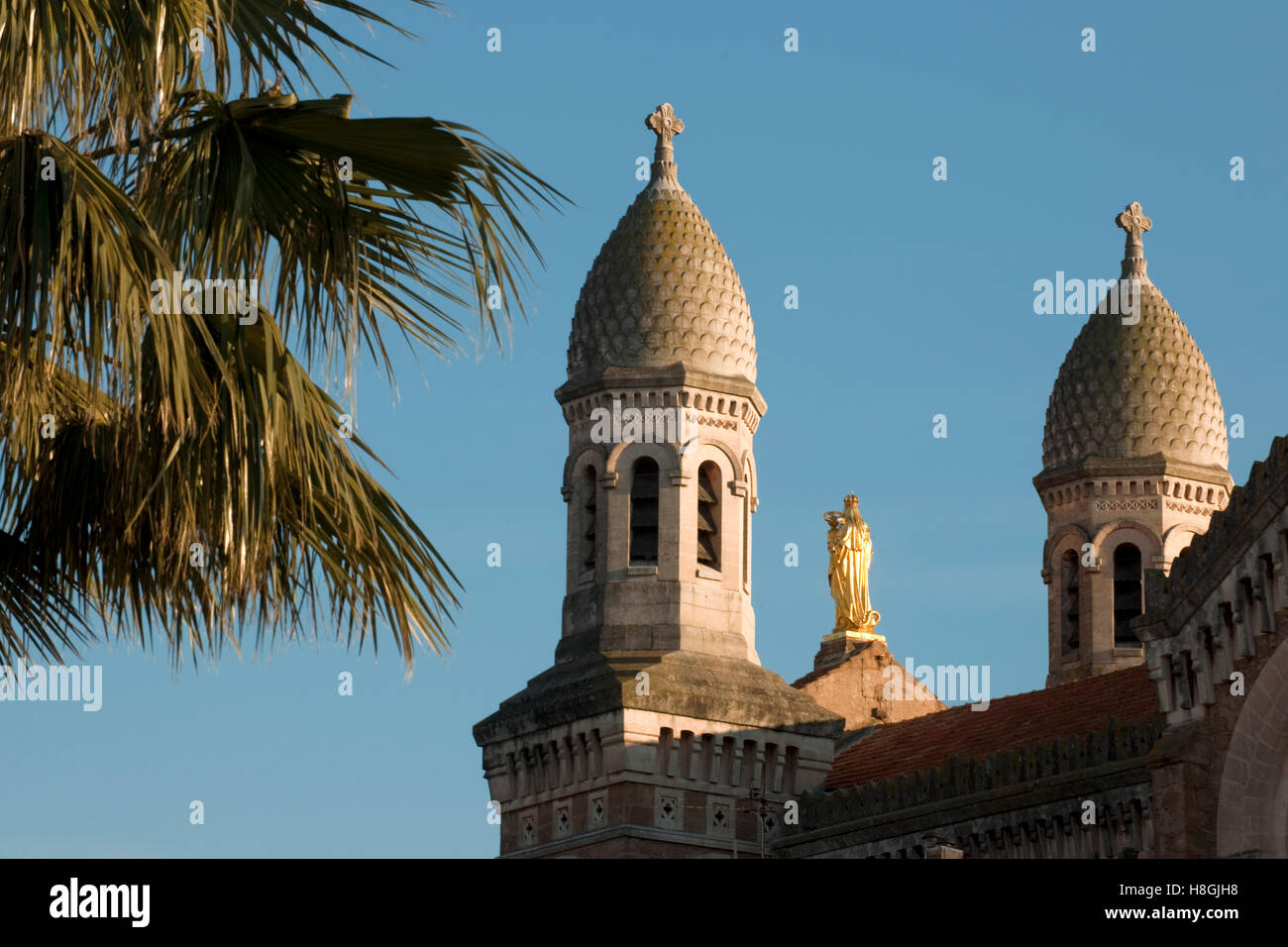 Frankreich, Cote d Azur, Departement Var, Saint-Raphael. Die Kirche San Rafeu, sterben Im 12. Jahrhundert Im Romanisch-provenzalisch Stockfoto