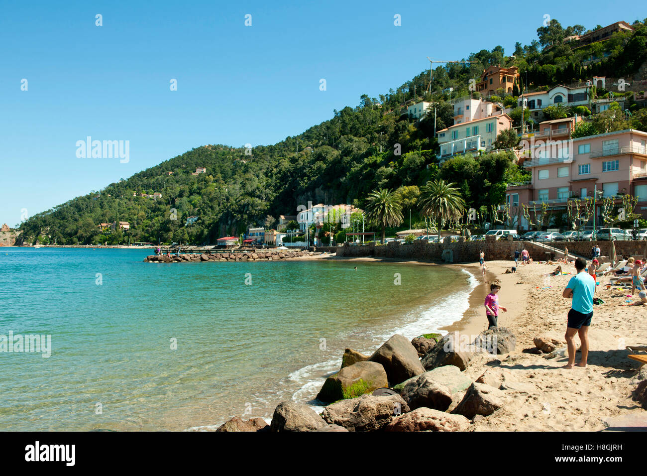 Frankreich, Cote d ' Azur, Südwestlich von Cannes Theoule-Sur-Mer Stockfoto
