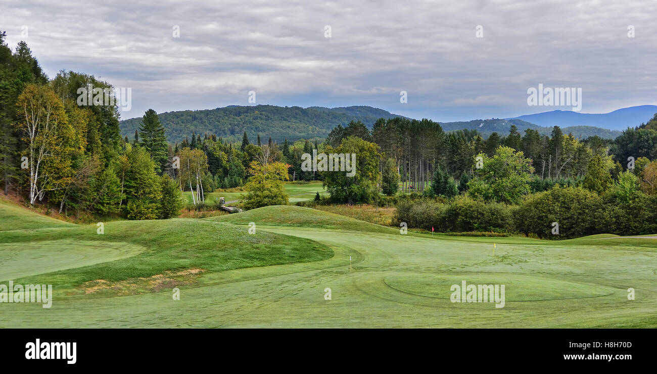 Manitou Golfkurs in der Mont Tremblant Resort Area in Kanada Stockfoto
