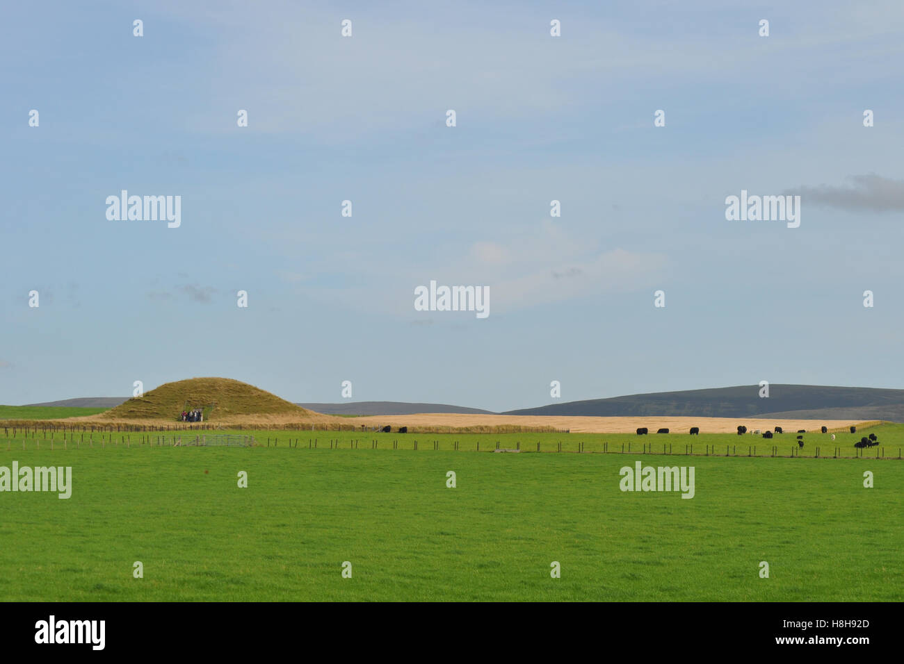 Kann, eine neolithische Grab auf Orkney Festland Stockfoto