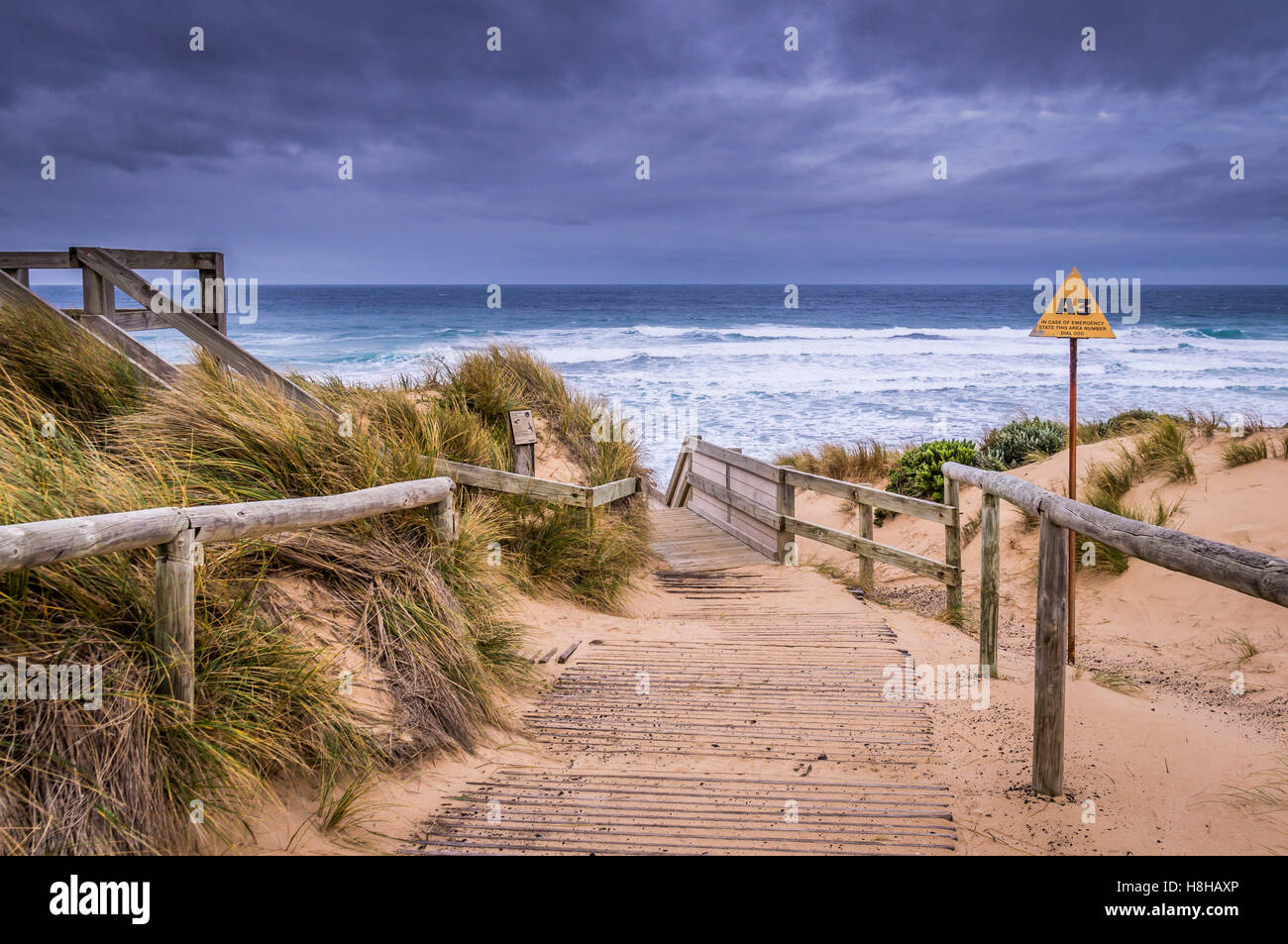 Cape Woolamai Strand auf Phillip Island Stockfoto