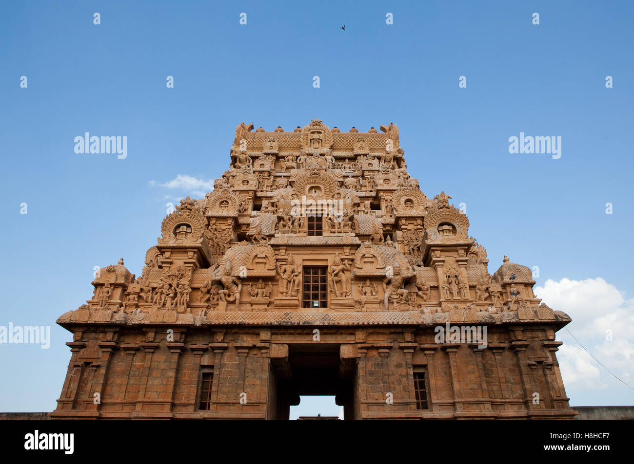 Brihadeeswarar-Tempel in Thanjavur, Tamil Nadu, Indien. Stockfoto