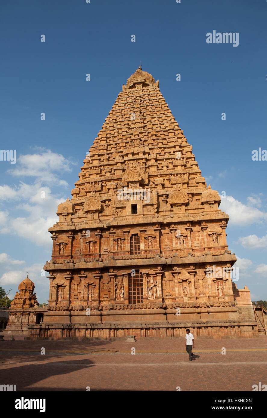 Brihadeeswarar-Tempel in Thanjavur, Tamil Nadu, Indien. Stockfoto