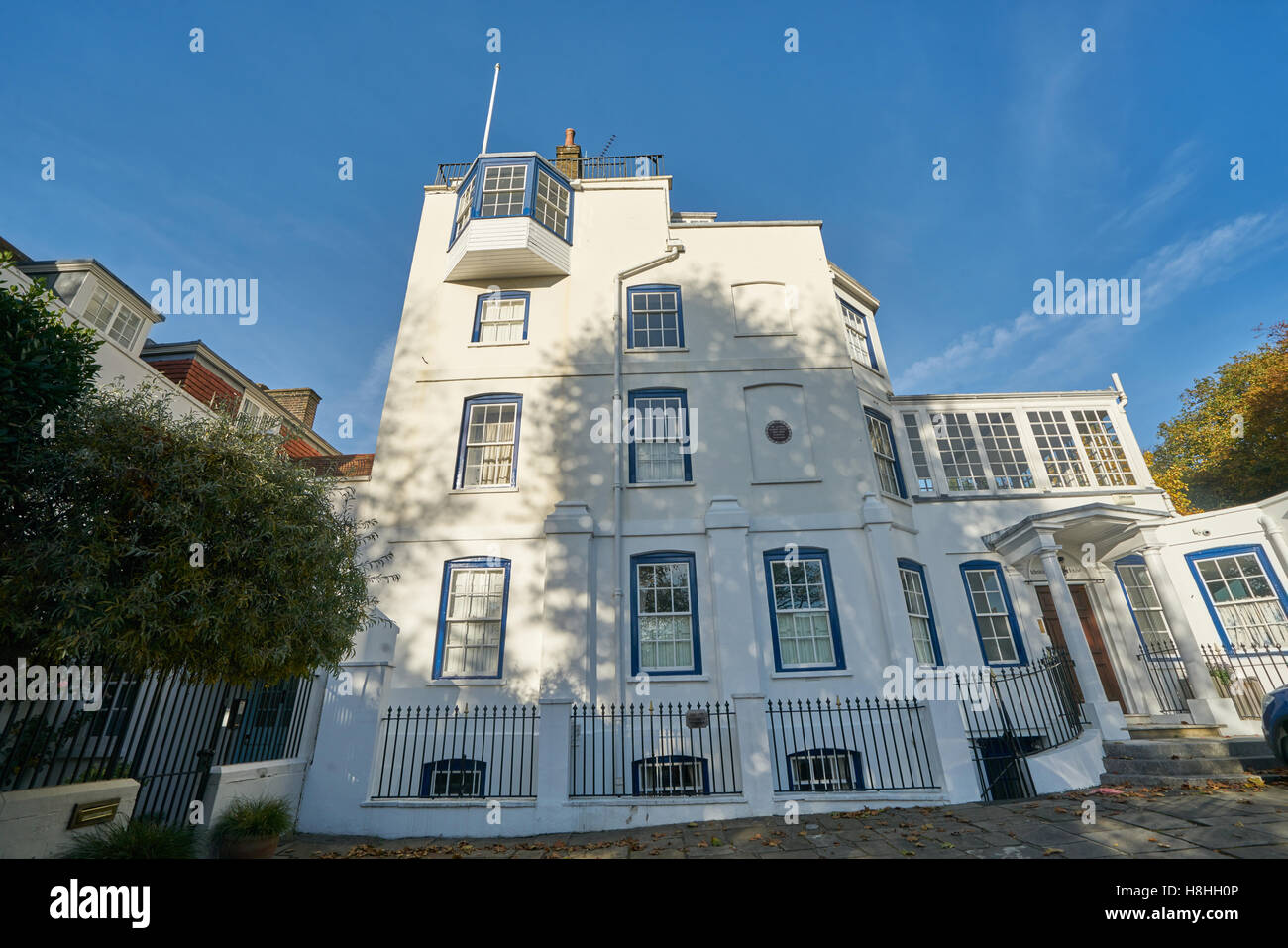 Die Admiral-Haus, Hampstead Wohnsitz von Sir George Gilbert Scott, Stockfoto