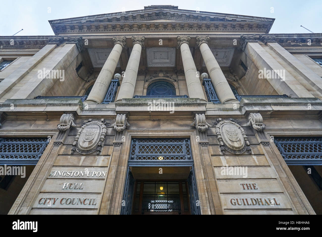 Hull City Council.  Hull Guildhall Stockfoto