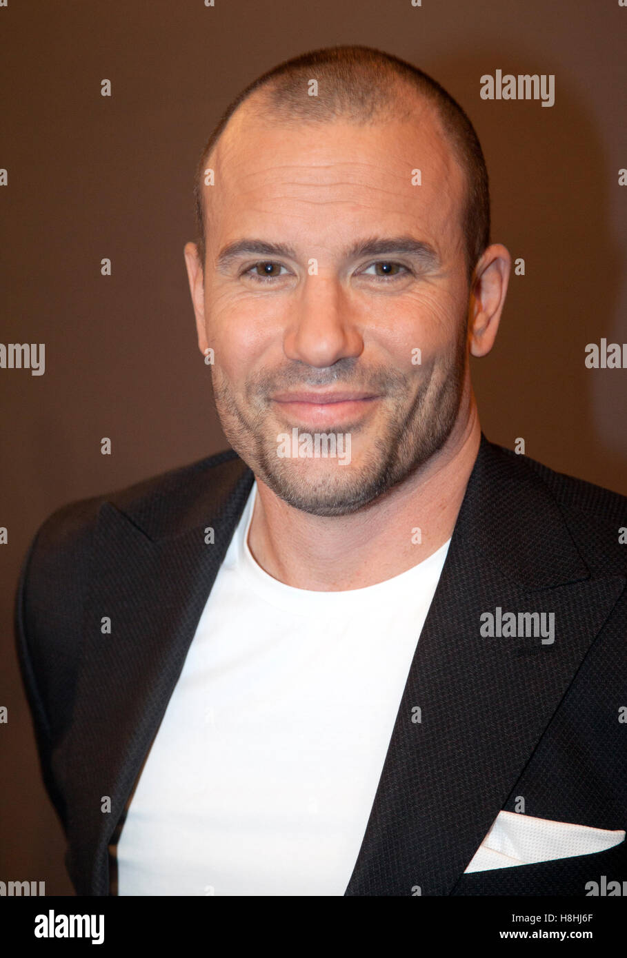 MARTIN STENMARCK schwedische Sängerin und Stimme Schauspieler und repräsentiert Schweden im Eurovision Song Contest Stockfoto