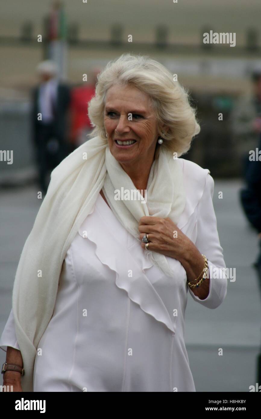 TRH der Prince Of Wales und der Duchess of Cornwall besuchen Bridlington, East Yorkshire 23. Juli 2013 Stockfoto