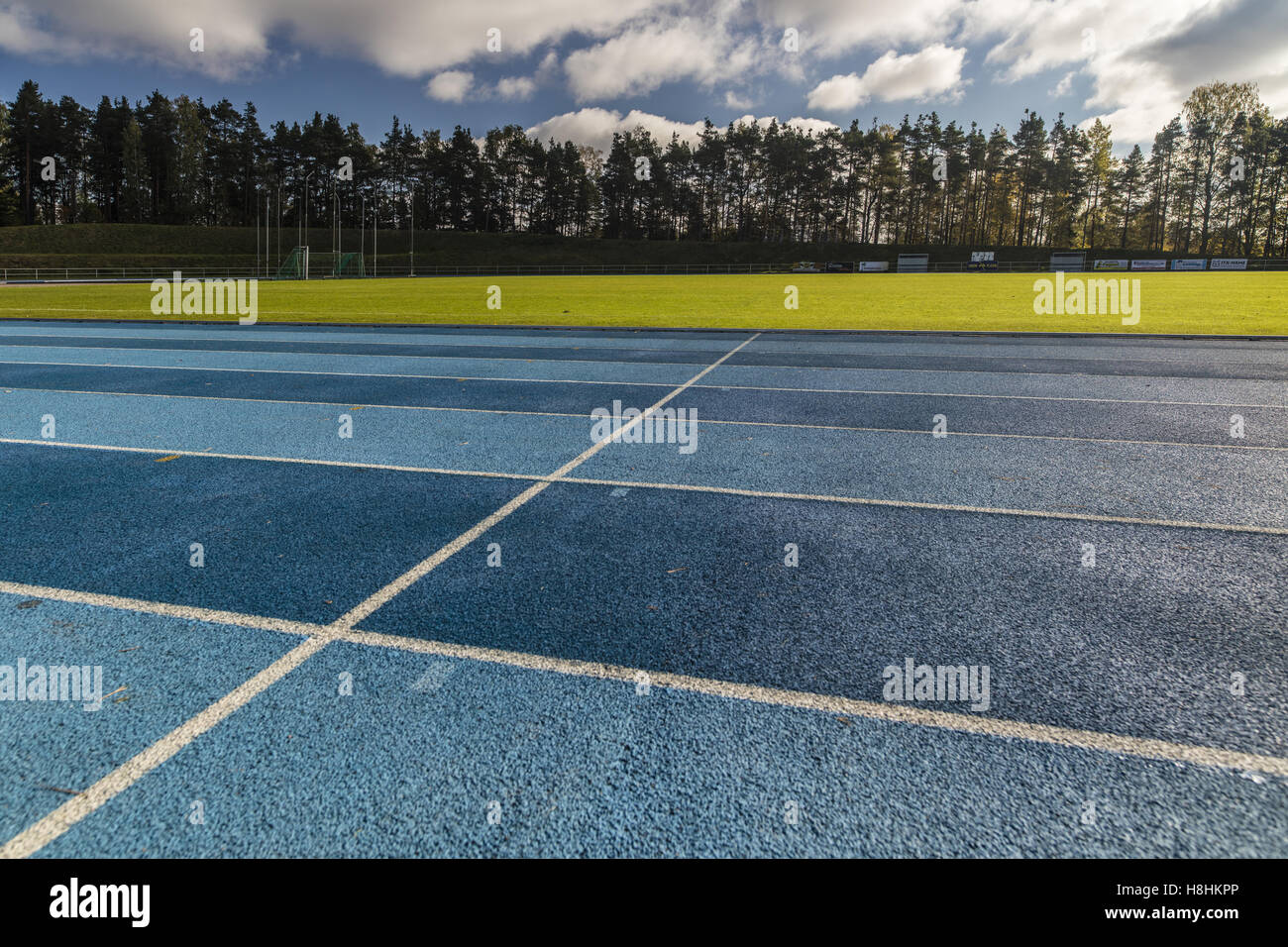 Heinola, Sportbereich, r Stockfoto