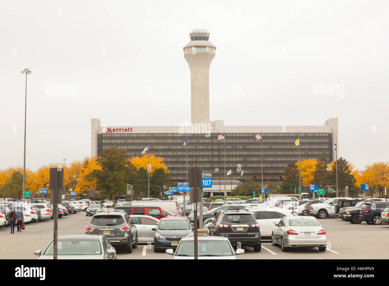 Flughafen Newark New Jersey, New York, Vereinigte Staaten von Amerika. Stockfoto