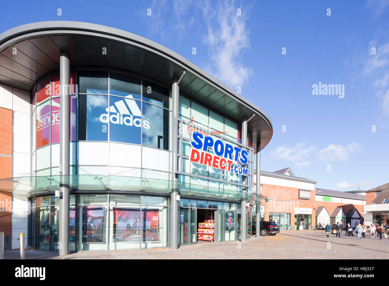 Direkte Sportgeschäft, England, UK Stockfoto