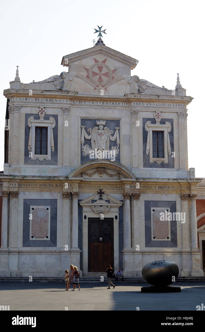 Pisa, Italien, Kirche von S Stefano, Giorgio Vasari Stockfoto