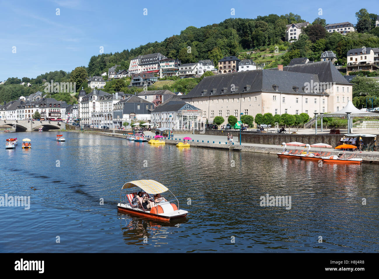 Bouillon belgium view town river Fotos und Bildmaterial in hoher