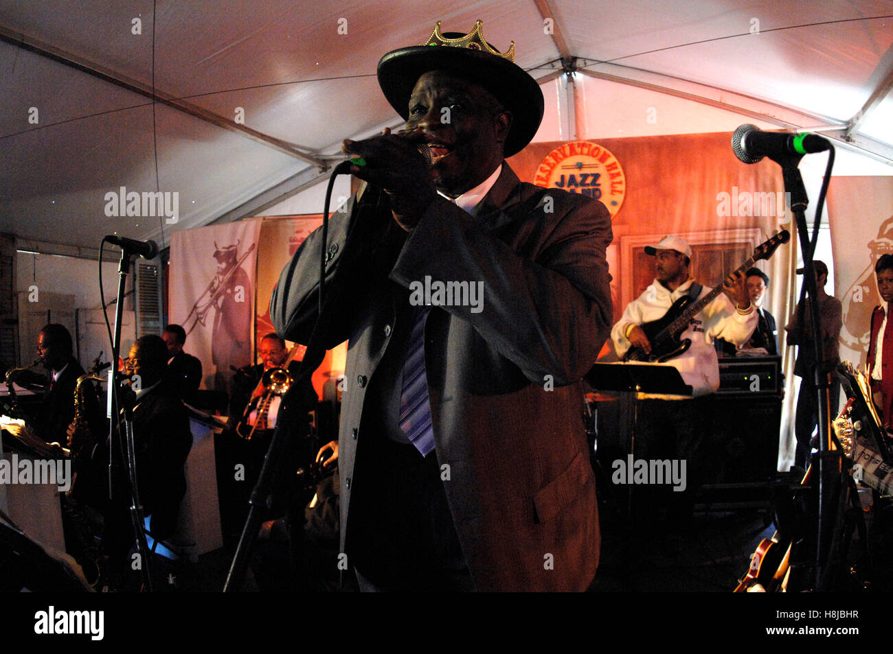 Al 'Fasching' Johnson die live auf dem 2007 Voodoo Music Experience Festival in New Orleans, Louisiana am 28. Oktober 2007. © David Atlas / MediaPunch Stockfoto