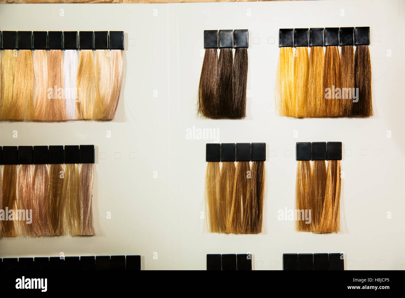 Hair Colour Palette Stockfotos Hair Colour Palette Bilder