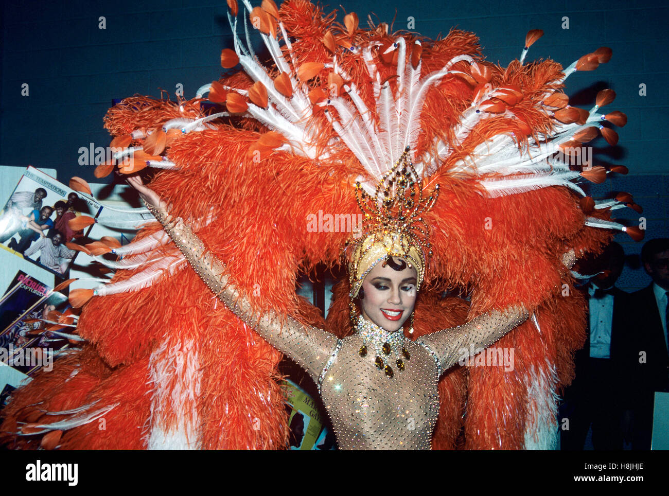 Vanessa Williams als Josephine Baker für die tv-Show 'Motown Returns to the Apollo' in New York City, NY im Jahr 1985. © Walter McBride/MediaPunch Stockfoto