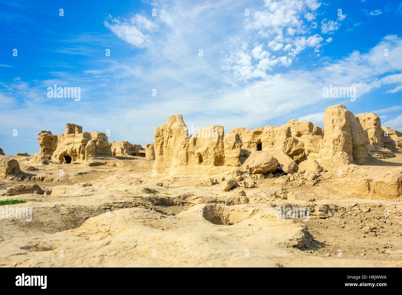 Jiaohe antiken Ruinen, Turpan, Provinz Xinjiang, China Stockfoto
