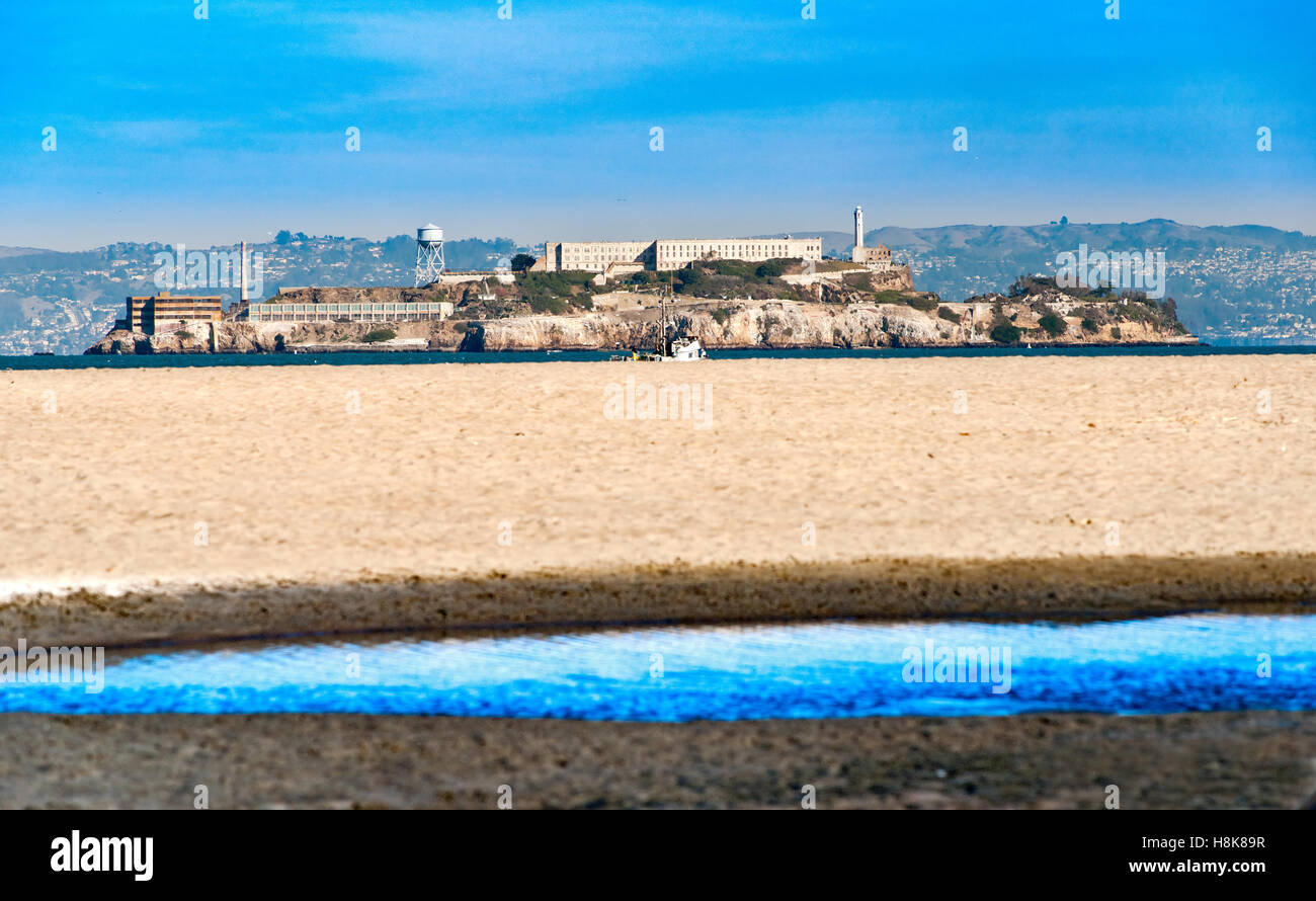 Alcatraz-Insel in San Francisco, Kalifornien, USA. Stockfoto