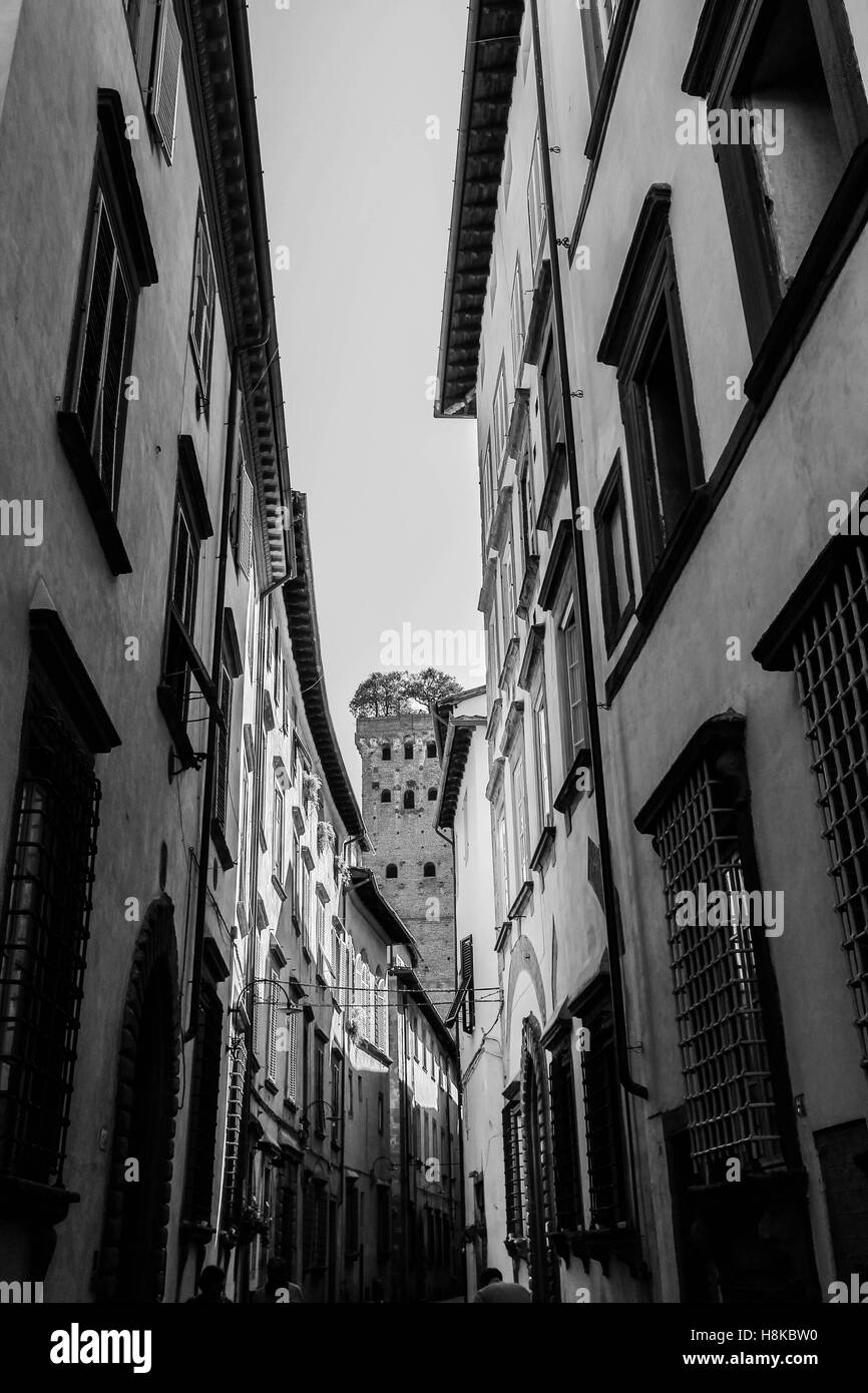 Genommen in Lucca, Italien. Stockfoto