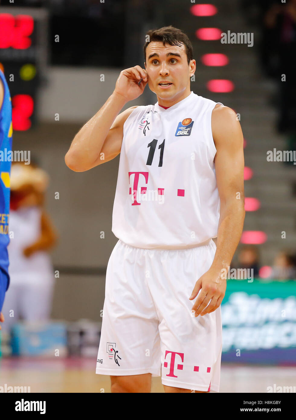 Basketball, Bundesliga, Spieltag 9, Telekom Baskets Bonn Vs Basketball Loewen Braunschweig, Telekom Dome Bonn, Deutschland, 13.11.2016: Anthony DiLeo (Bonn).            Bildnachweis: Jürgen Schwarz/Alamy Live-Nachrichten Stockfoto