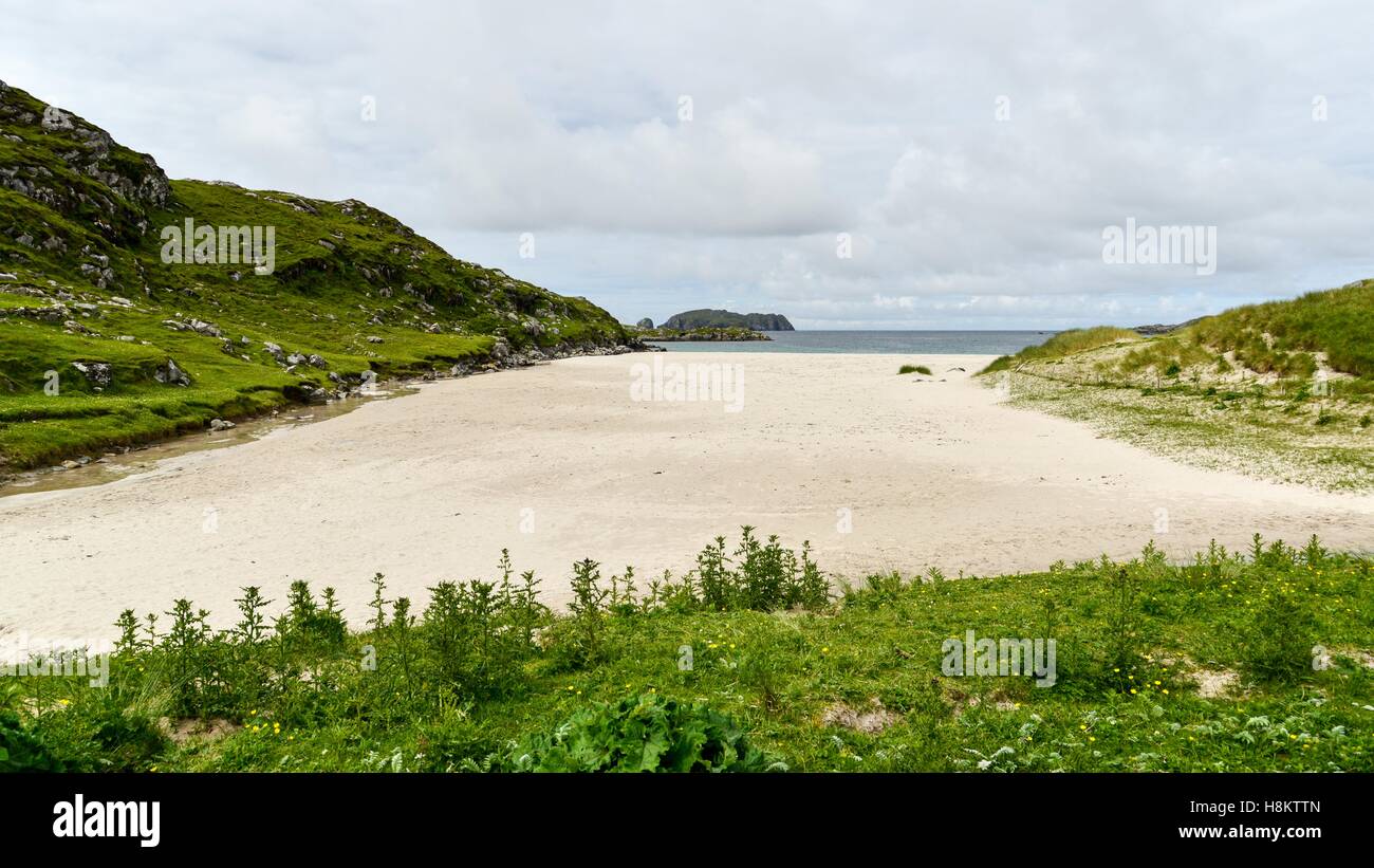 Bostadh Strand - Bosta, Great Bernera, Isle of Lewis Stockfoto