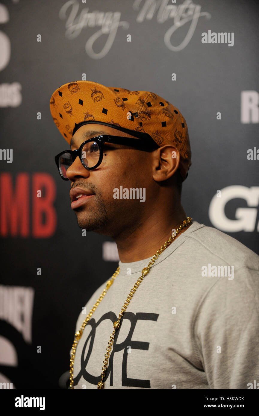 PJ Morton kommt bei Cash Money Records 4. jährlichen Pre-GRAMMY Awards Party am 9. Februar 2013 in West Hollywood, Kalifornien. Stockfoto