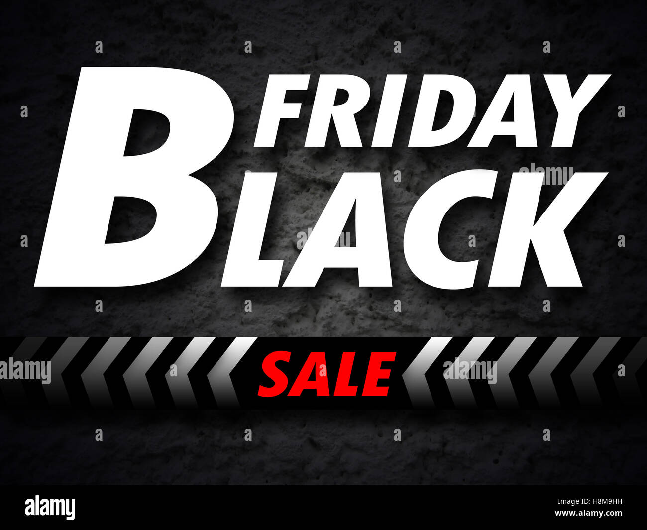Schwarzer Freitag-Verkauf-Banner mit Grunge Hintergrund Stockfoto