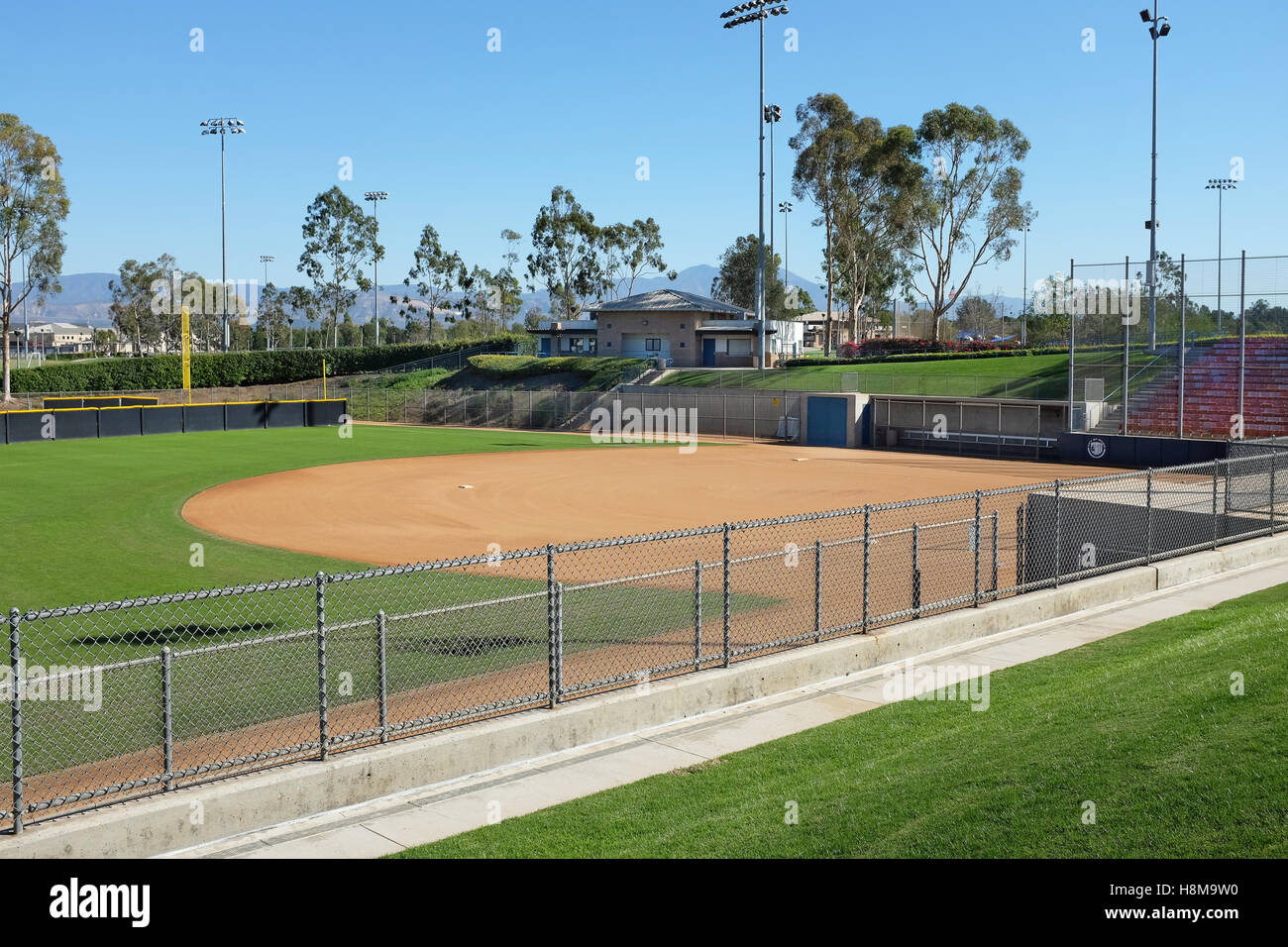 Deanna Manning Stadion in Irvine, Kalifornien. Das Stadion wird von High School und Freizeit Softball-Teams genutzt und beherbergt die Stockfoto