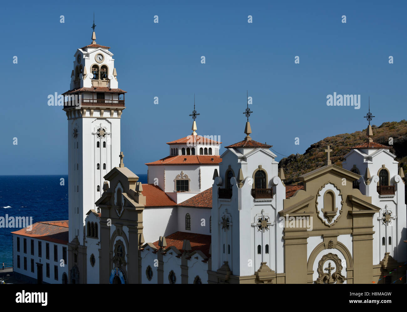 Basilica de Nuestra Senora, Candelaria, Teneriffa, Kanarische Inseln, Spanien Stockfoto