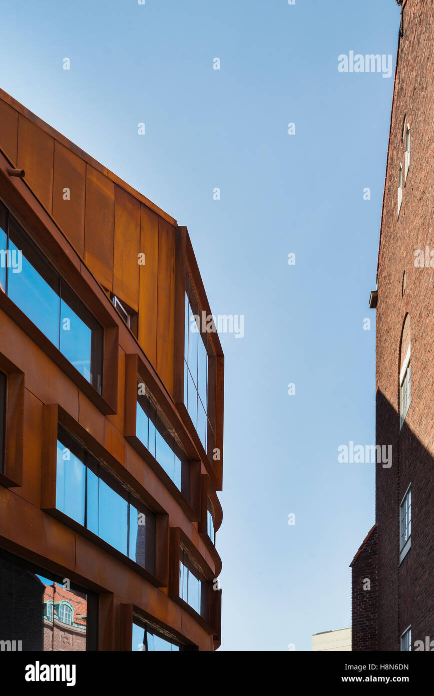 Royal Institute of Technology Gebäudehülle gegen klaren Himmel, Schweden, Stockholm Stockfoto
