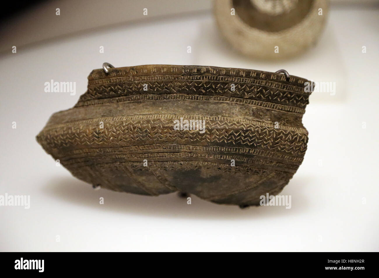 Bell-Becher.  Nekropole von Ciempozuelos. Frühe Bronzezeit. Ciempozuelos, Madrid, Spanien. Nationales Archäologisches Museum, Madrid Stockfoto