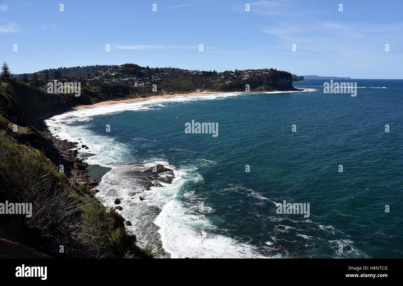 Bungan Strand einer von Sydneys Nordstrände (Sydney, New South Wales, Australien) Stockfoto