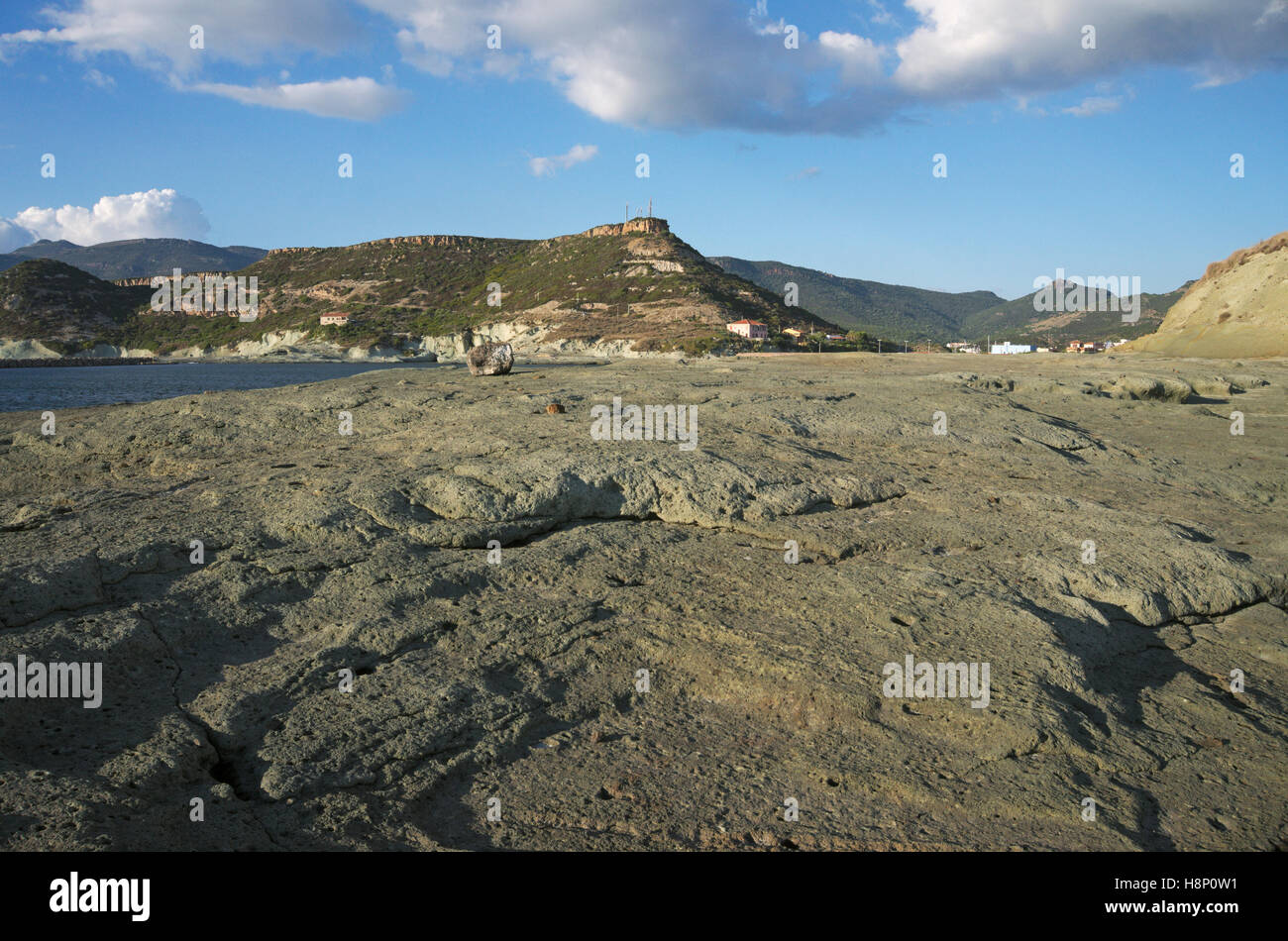 Landschaft in Bosa Marina, Insel Sardinien, Italien Stockfoto