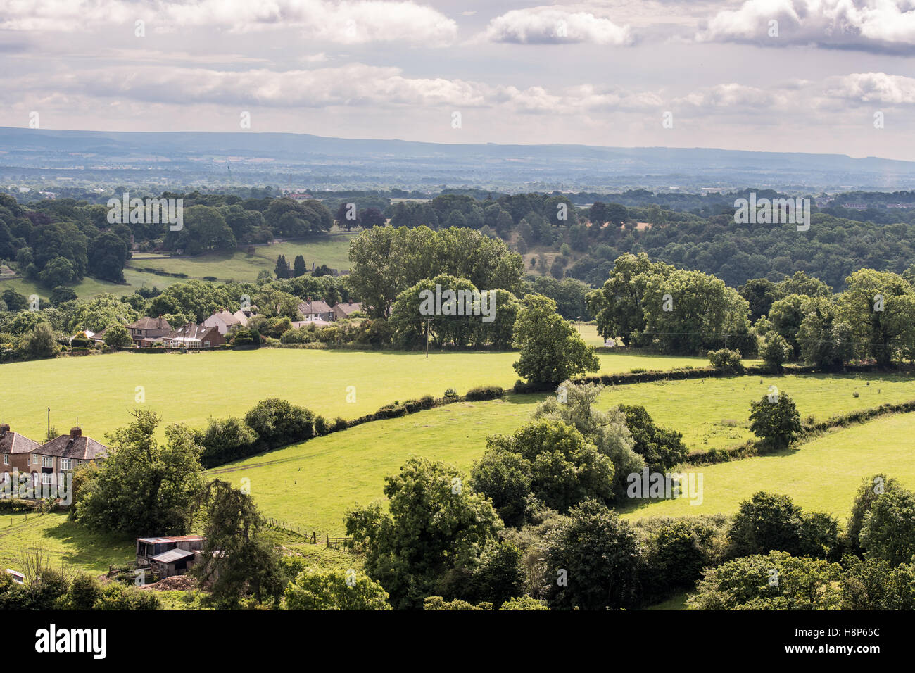 Großbritannien, England, Yorkshire, Richmond - traditioneller Architektur in der Stadt Richmond befindet sich im nördlichen Yorkshire. Stockfoto
