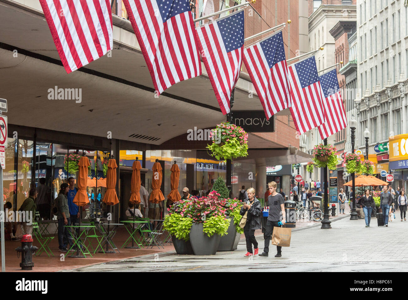 Boston Massachusetts USA Macy store Stockfoto