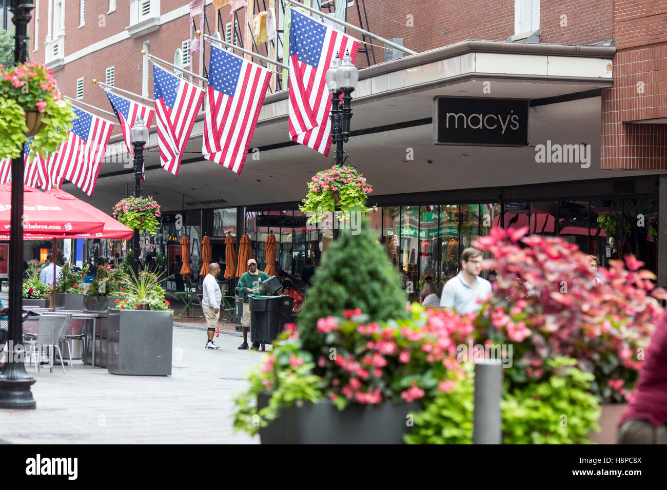 Boston Massachusetts USA Macy store Stockfoto