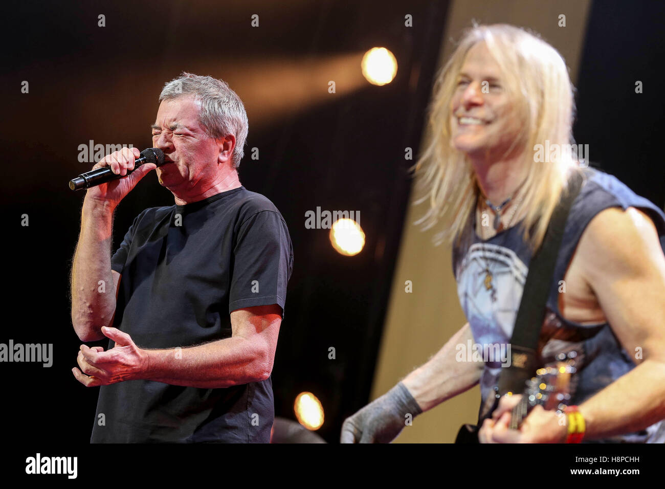 Deep Purple in Konzert in der Konzerthalle Zenith von Straßburg (nord-östlichen Frankreich), auf 2015/12/01. Stockfoto