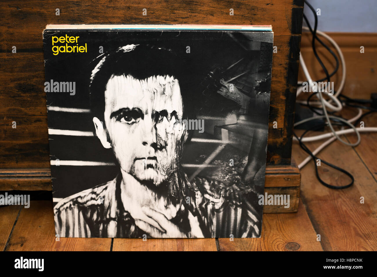 Peter Gabriel LP Schallplatte Stockfoto