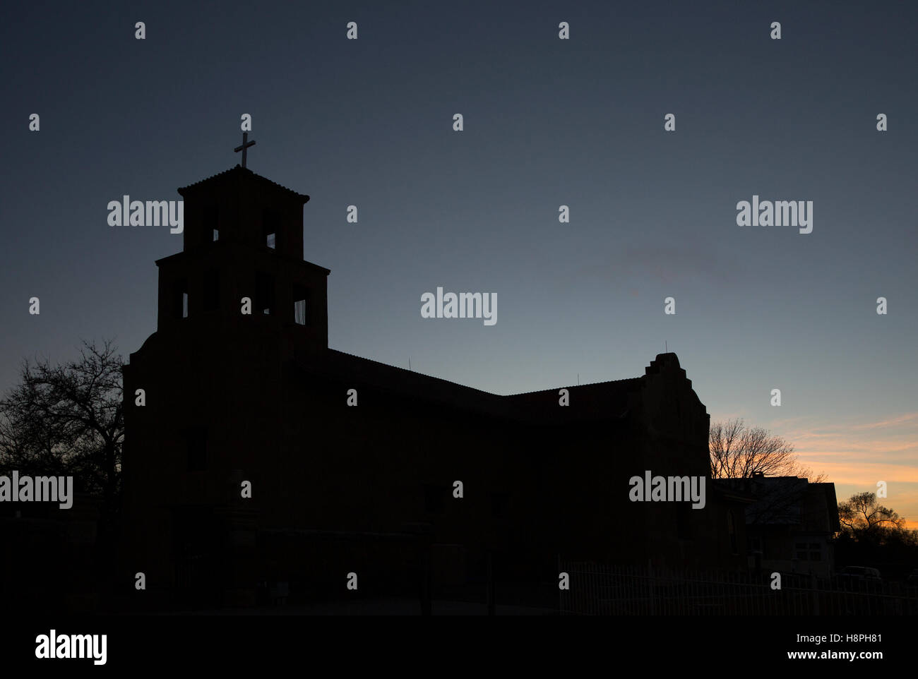 El Santuario de Guadalupe, eine alte Missionskirche Stockfoto
