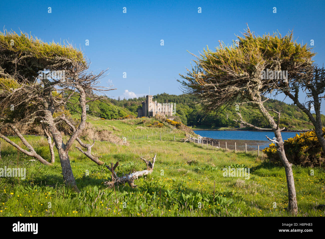 Dunvegan auf der Isle Of Skye, Schottland Stockfoto