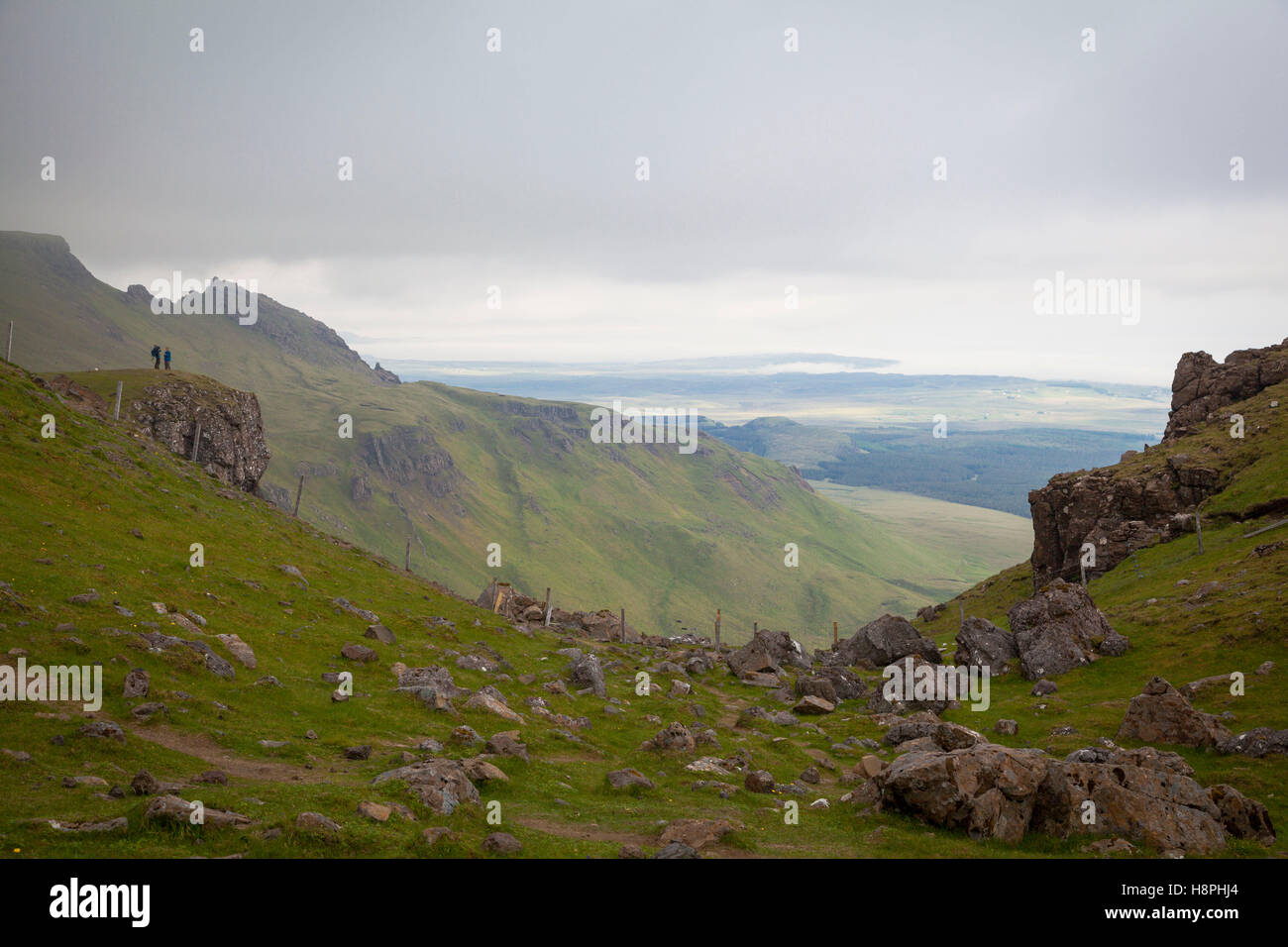 Trotternish Landschaft, Isle Of Skye, Schottland Stockfoto