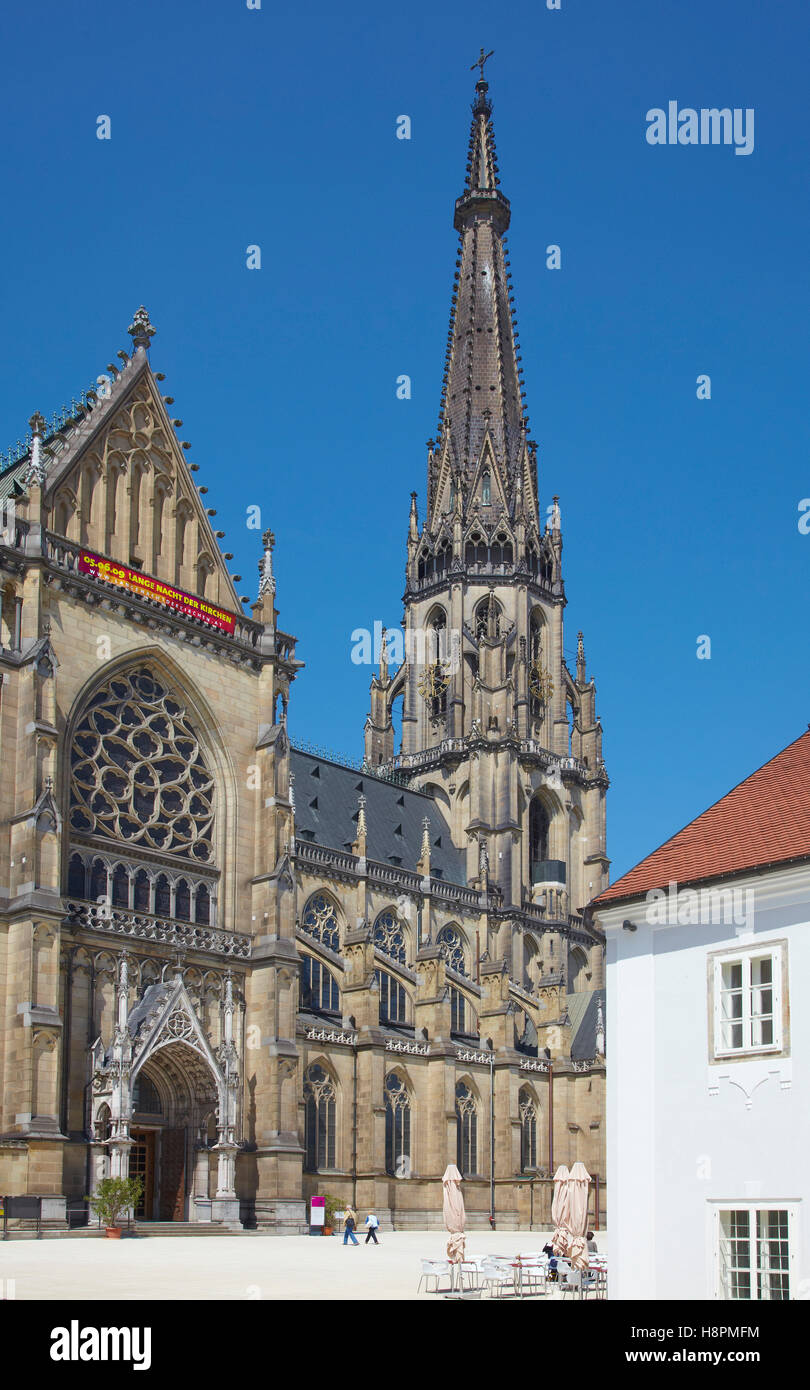Mariendom, St. Marien Dom in Linz, Oberösterreich, Österreich, Europa Stockfoto