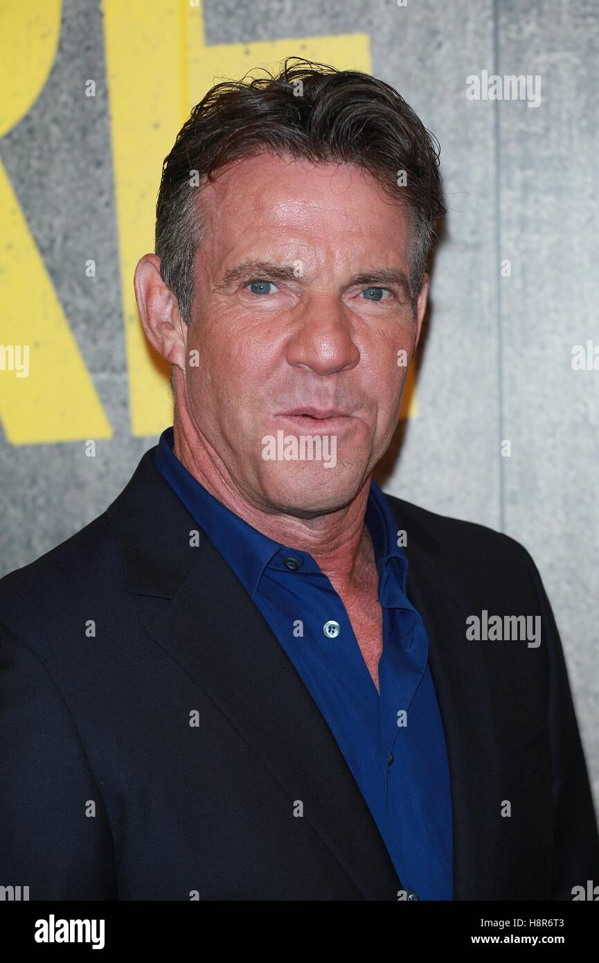 New York, USA. 15. November 2016. Dennis Quaid in "Die Kunst der mehr" Staffel 2 Premiere am Museum für Kunst und Design am 15. November 2016 in New York City. Bildnachweis: Diego Corredor/Medien Punch/Alamy Live-Nachrichten Stockfoto