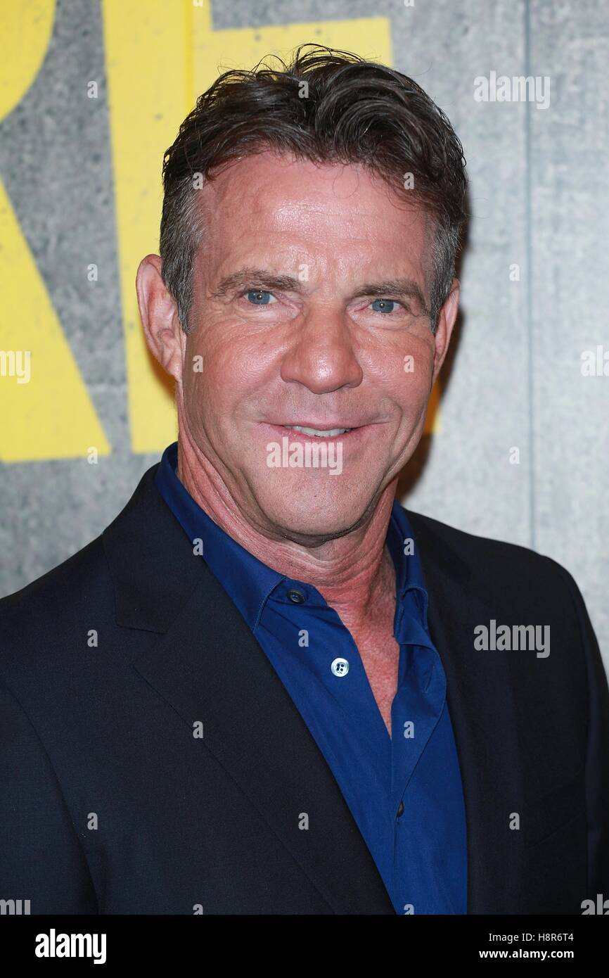 New York, USA. 15. November 2016. Dennis Quaid in "Die Kunst der mehr" Staffel 2 Premiere am Museum für Kunst und Design am 15. November 2016 in New York City. Bildnachweis: Diego Corredor/Medien Punch/Alamy Live-Nachrichten Stockfoto
